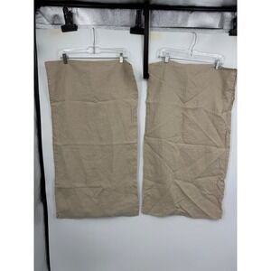 MagicLinen Pillowcase king Set Unisex Standard Sand Tan 100% Linen Handmade